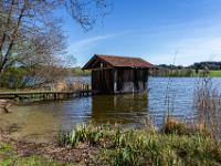 Bootshaus am Nordufer des Hofstätter Sees
